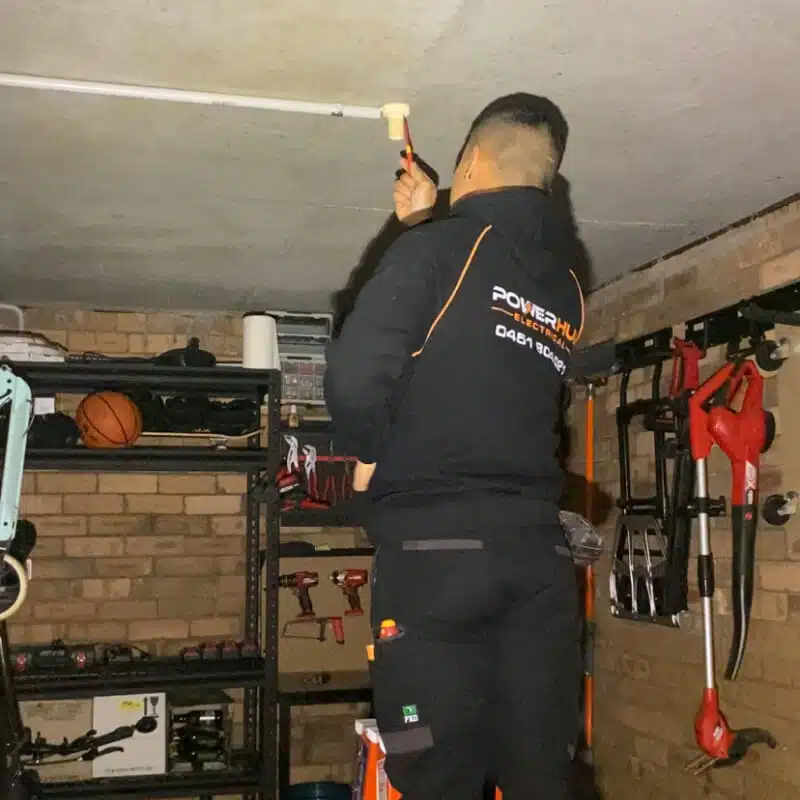 Home rewiring by Powerhub Electrical in an established Revesby home