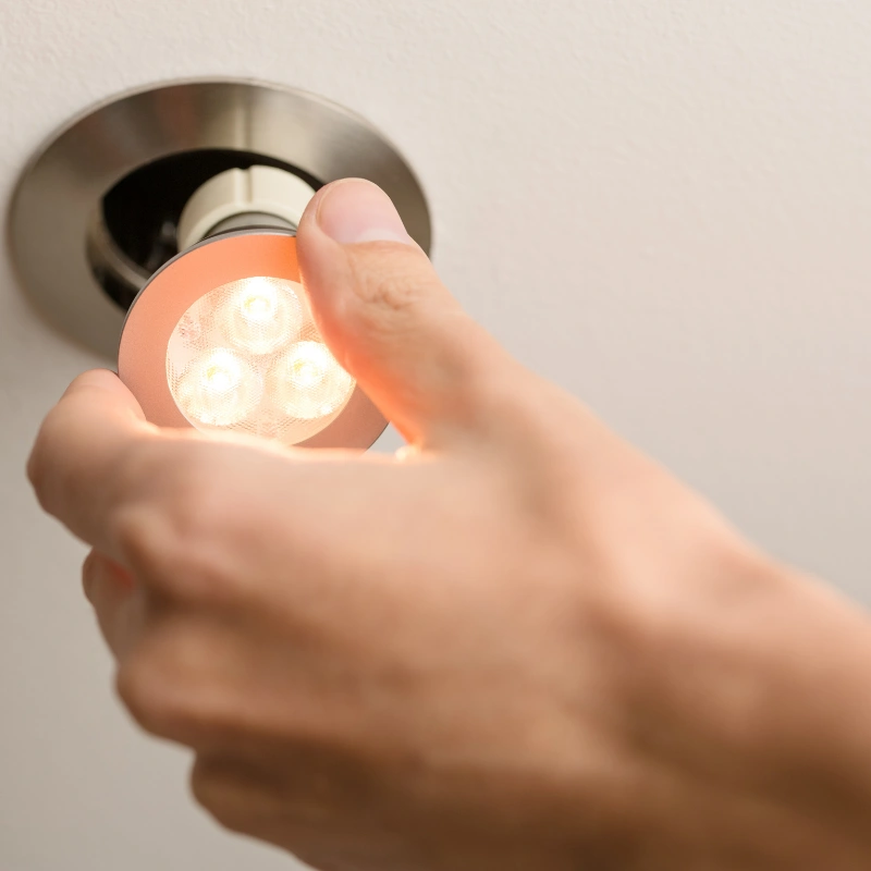 LED lighting installed by Powerhub Electrical in a Revesby home